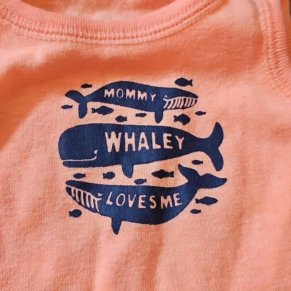 Newborn onsie Mommy Whaley Loves Me